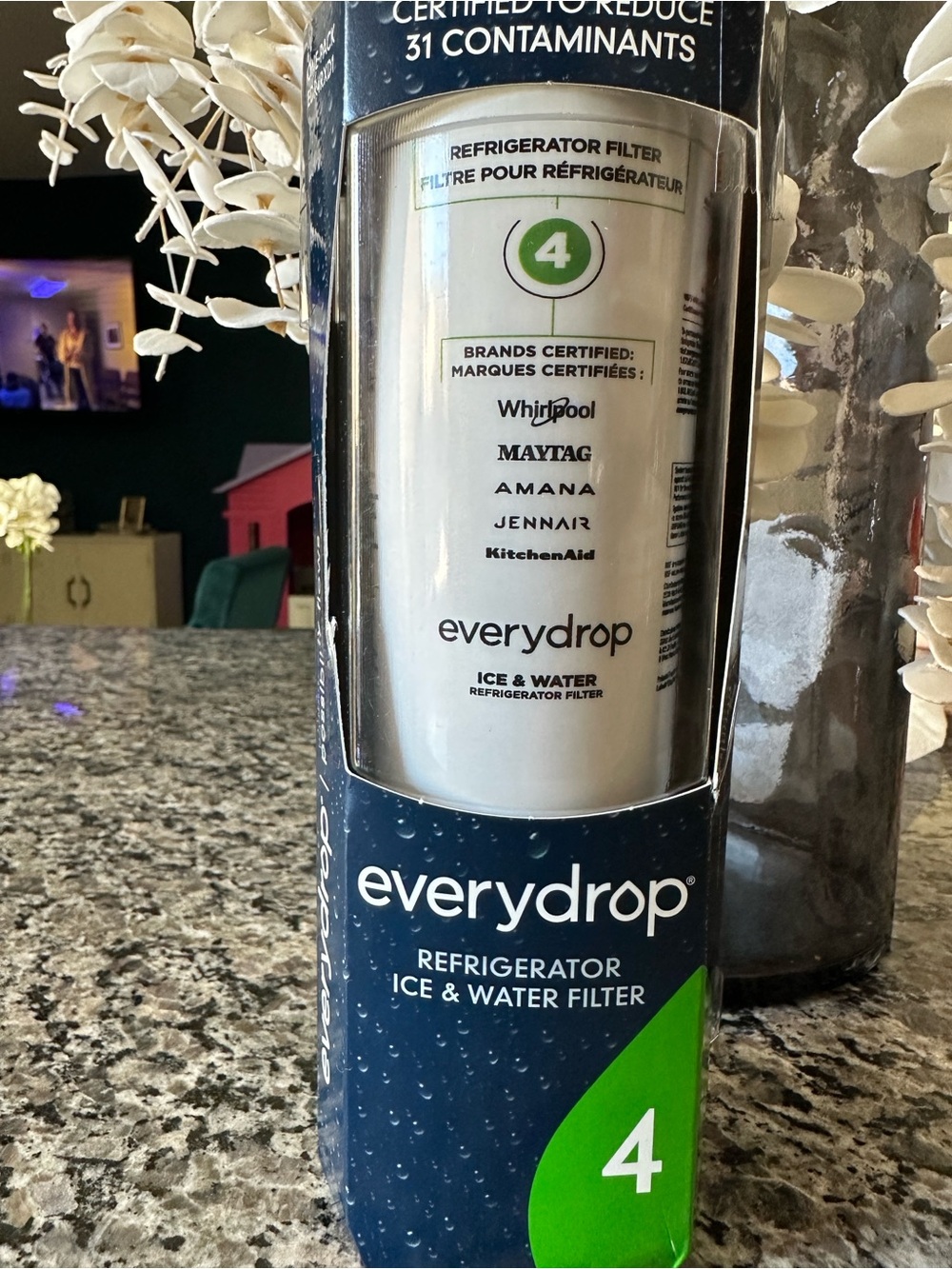 Everydrop Refrigerator Ice & Water Filter 4 – White